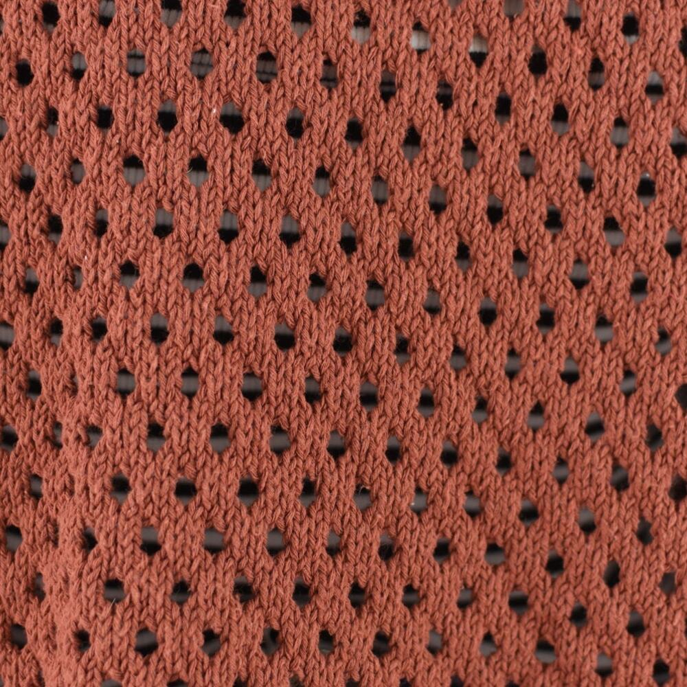 Loft Crochet Short Sleeve Brown Cardigan Women's Medium - Picture 11 of 13